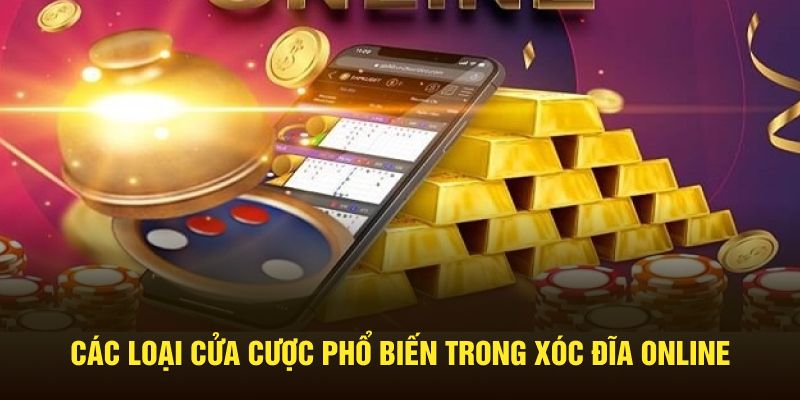 Các loại cửa cược phổ biến trong xóc đĩa online